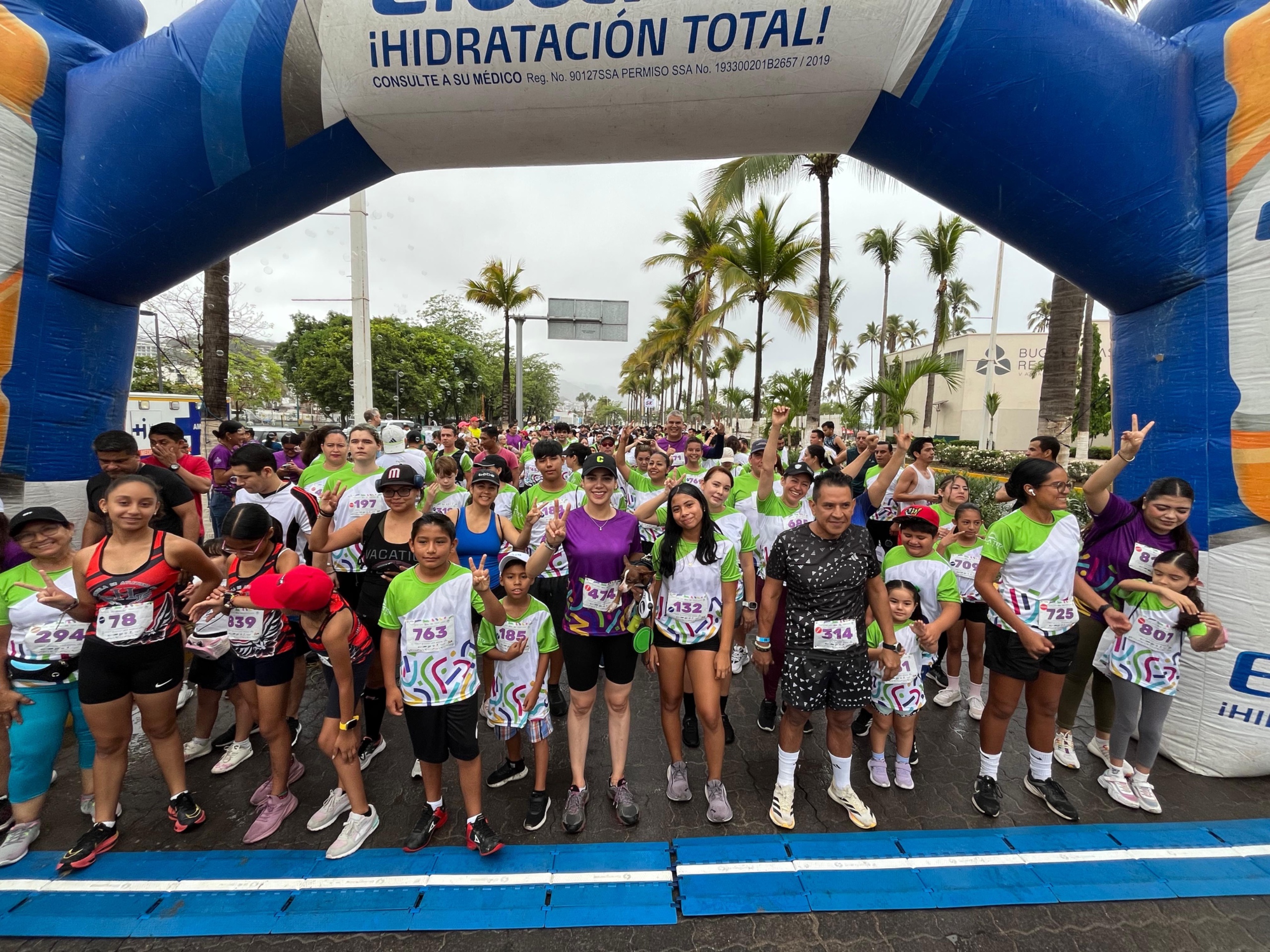 Realizan primera “Carrera por la niñez” de DIF Vallarta